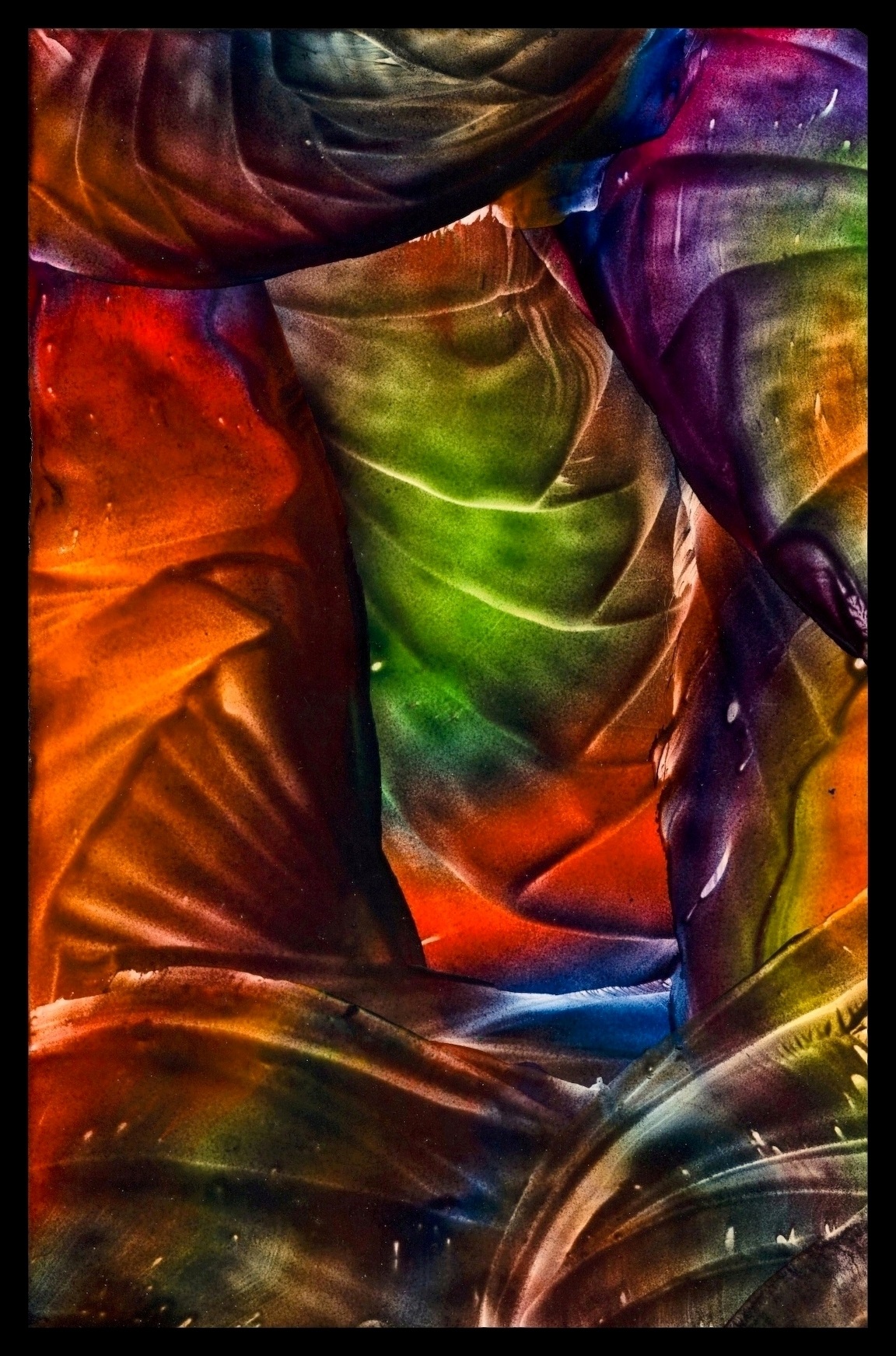 Wax painting - Abstract 1